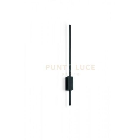 AGOS APPLIQUE A LED NERO 20W 1496LM 3000K H.90CM DIMMERABILE