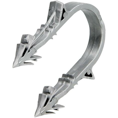 Agrafe 2D avec système actif à 8 ancrages longueur 40 mm