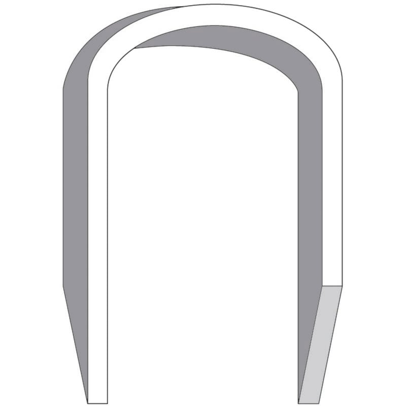 Agi Robur - agrafe - pour câble 6 mm - longueur 11 mm - boite de 1100 352009