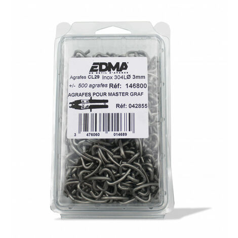 Agrafe Cl 29 - Inox Aisi 304 x 500 Pcs