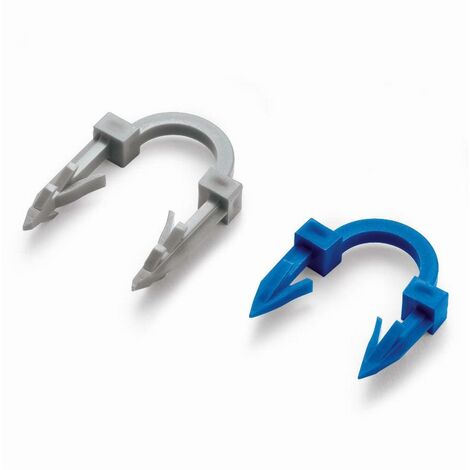 Agrafe de fixation REHAU courte bleu - 41 mm - 13406021001