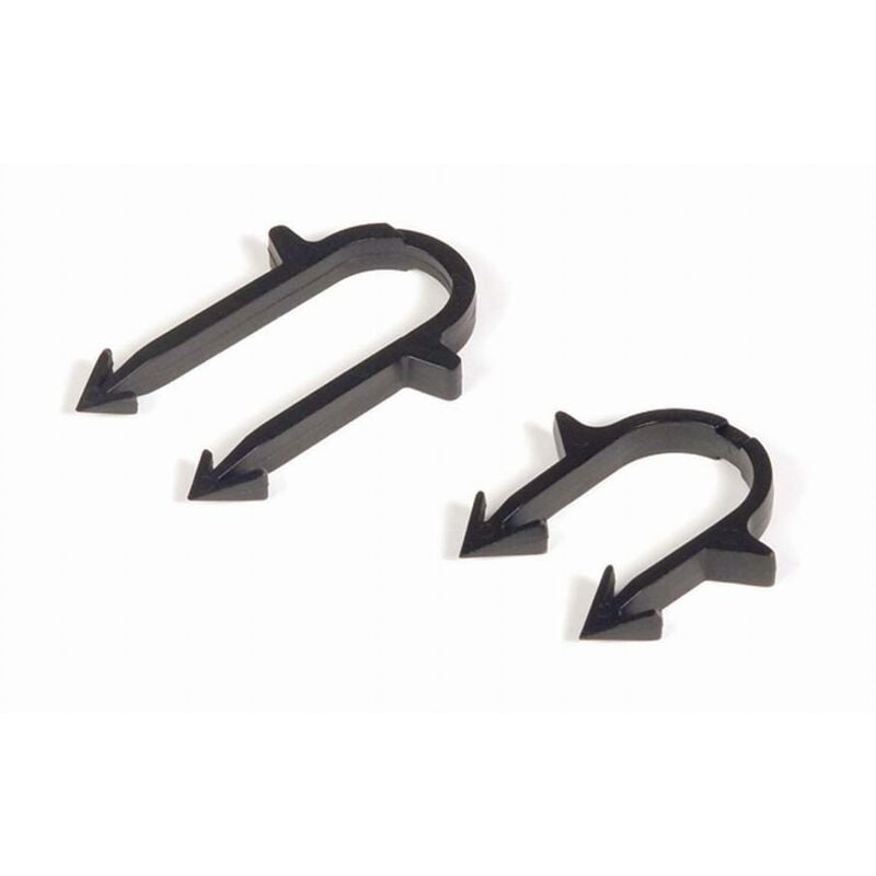 Rehau S.a. - Agrafe de fixation rehau longue noir - 58 mm - 12406721001