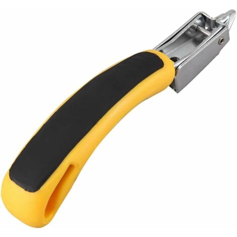 Agrafe dissolvant d'ongles Outil de retrait d'agrafes Lève-ongles Outil de griffe de bureau Extracteur d'agrafes de force Retirez toutes les，Irisfr