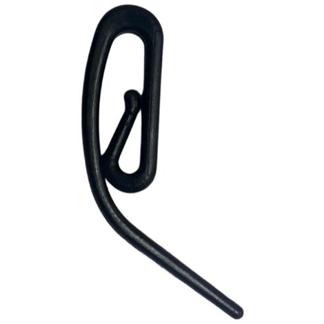Agrafe escargot plastique pour rideaux x20 Coloris - Noir