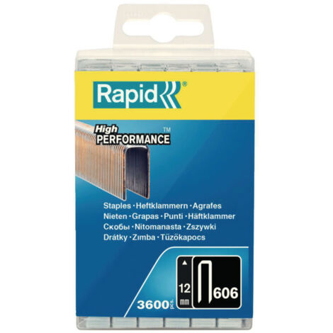 Agrafe n° 14 pour R606 diam 12mm galva boite 3600 pièces - RAPID