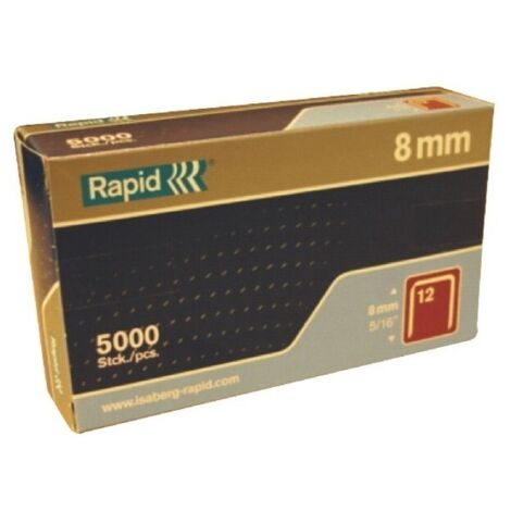 Agrafe n°12, 14mm, galva  5000 pièces