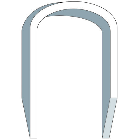 agrafe - pour câble 6 mm - longueur 11 mm - boite de 1100 - agi robur 352009