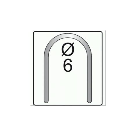 Agrafe T25 10mm pour agrafeuse manuelle - boîte de 1000