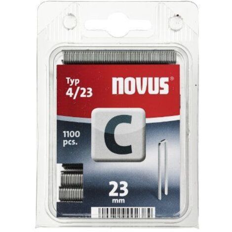 Agrafe Typ C a 1100 unités Nr. 4/23 Vz Novus