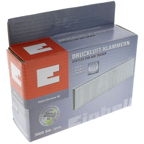 Agrafes 5,7x40 mm – Lot de 3000 agrafes pour agrafeuse Parkside – Fixation efficace pour bois dur et teck