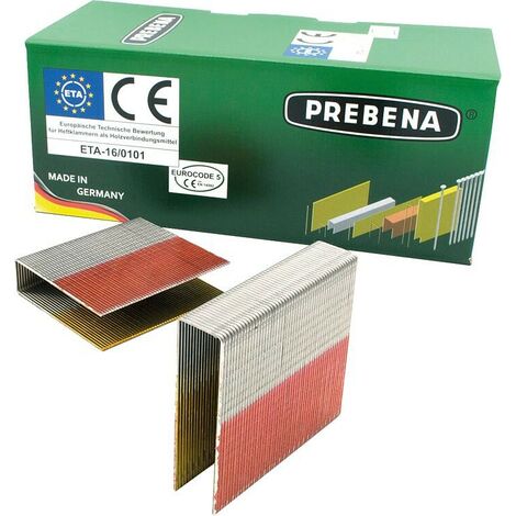 Agrafes à dos large type WP 150 mm, V2A, évaluation ETA, UE : 1450 pcs.