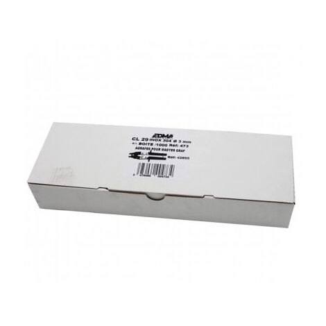 Agrafes CL29 inox x 1000 EDMA