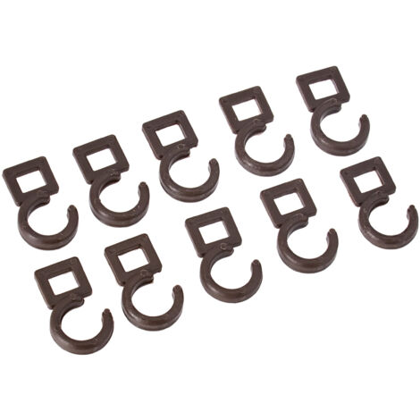 Agrafes Clips Marron ATELIERS 28 - 10 pièces