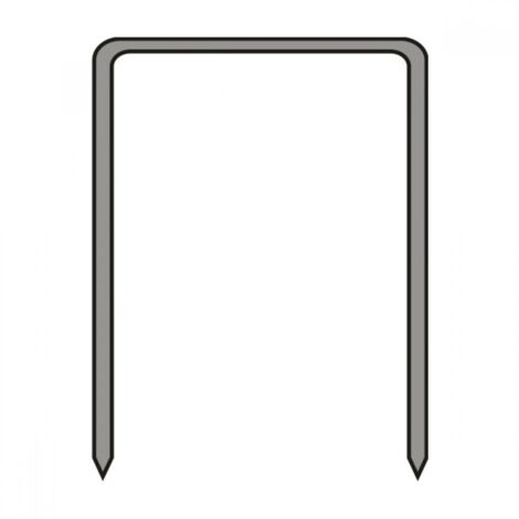 Agrafes DEDRA Type 80, 10 mm - 5000 pièces - parfaites pour une agrafeuse