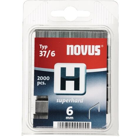 Agrafes en fil fin type 37 longueur 6 mm super-dur