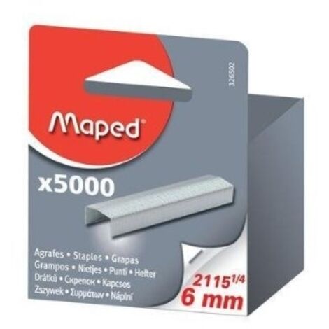 Agrafes - MAPED - BB 8/4 - Cuivre - 5000 unités - Métal
