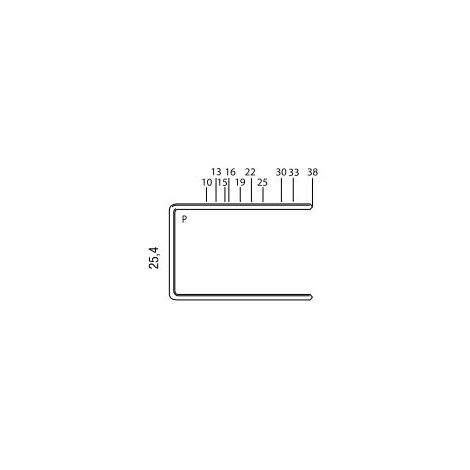 Agrafes P galva SENCO 30 mm - boite de 7700 - 18334