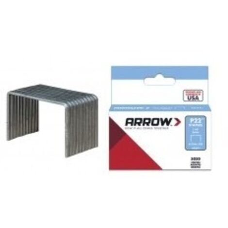 agrafes p22 désignation boîte de 5000 agrafeslongueur pattes 8 mm