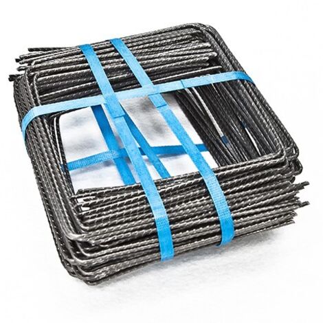 Agrafes paysagisme en acier épointé de 4mm, dims 20cmx20cmx20cm