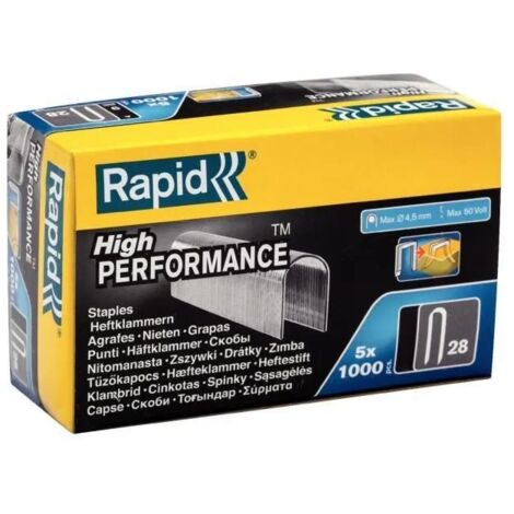 Agrafes Rapid 11 mm 5000 pcs . TYPE 28