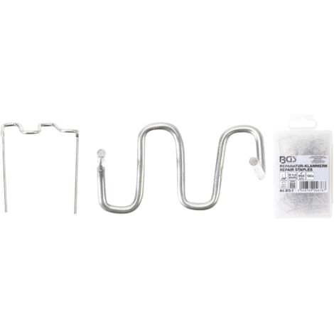 Agrafes réparation bgs technic acier inoxydable 0 8 mm