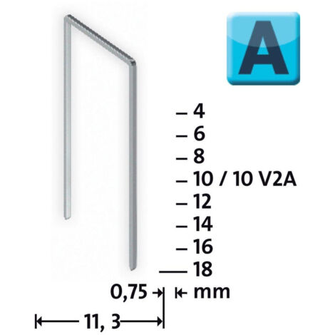 Agrafes Typ A a 5000 StckNr.53/14 St Novus