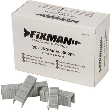 FIXMAN 53, 5 000 pcs 11,25 x 14 x 0,75 mm