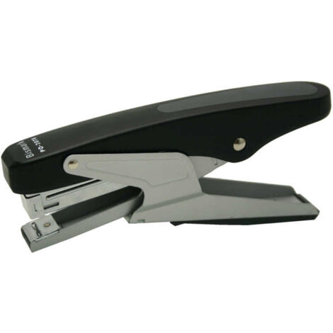 - agrafeuse Bismark machine à agrafer - capacité agrafage 20 feuilles - design ergonomique - haute durabilité - couleur noir