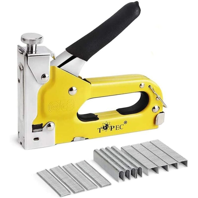 Image of 3-in-1-Handtacker-Nagler mit 600 Klammern für Polster- und Dekorationsmaterialien