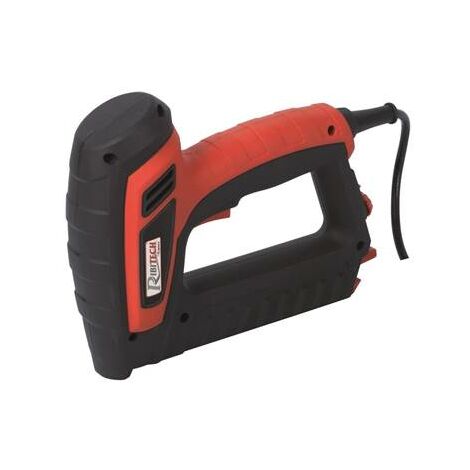 Agrafeuse cloueuse electrique avec 400 agraphes (hauteur 14 mm) et 100 clous (hauteur 15 mm)