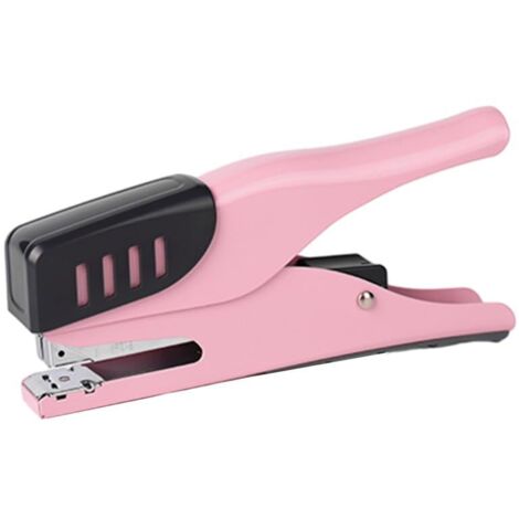 Agrafeuse de bureau robuste, ergonomique et à effort réduit compatible avec les agrafes 24/6 et 26/6, et dotée d'une enclume réversible.