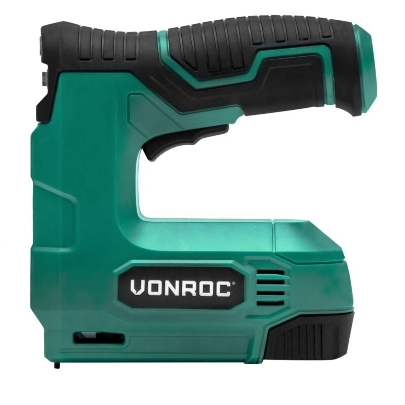 Agrafeuse Cloueuse Electrique 4V sans fil- 900 Agrafes et 300 Clous - - Vonroc