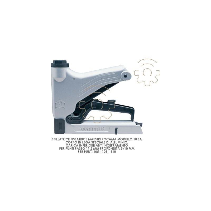 Agrafeuse Maestri Rocama agrafeuse mod 10 sa pas de point 11,2 mm profondeur 5 Pointes de 10 mm 105-108-110