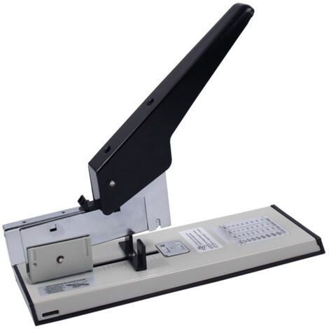 Agrafeuse Métal Lourd Grande Taille avec Poignée Ergonomique en Caoutchouc pour Bureau et Salle de Classe