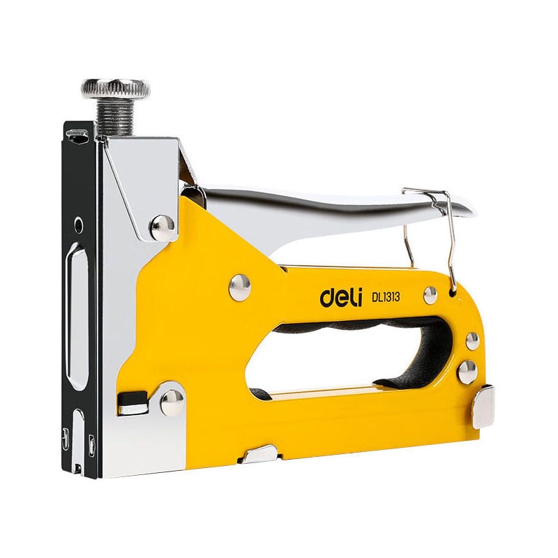 Rapanda - Agrafeuse murale multifonction 3 en 1 avec 800 agrafes, livrée avec quatre tailles de clous, agrafeuse manuelle, parfaite pour la