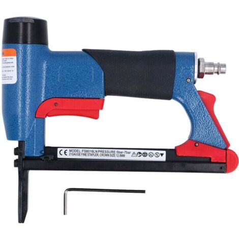 Agrafeuse Pneumatique  – Agrafeuse à Air pour Menuiserie et Fabrication de Meubles,140 Clous,  1/4”-5/8”, Agrafeuse pour Tissus D'ameublement