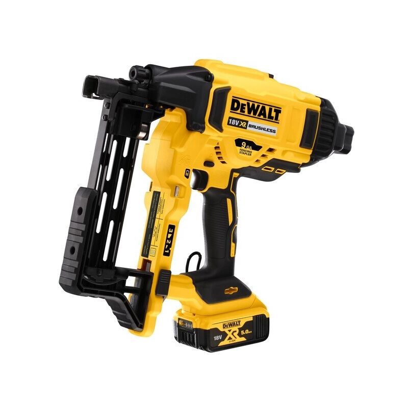 Agrafeuse pour clôture DEWALT XR 18V 5Ah Li Ion Brushless DCFS950P2 QW - vue 2
