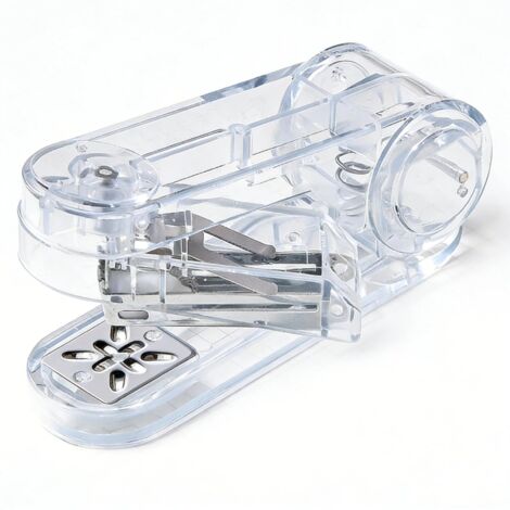 Agrafeuse rotative à 360° — Inclut 400 agrafes n° 12 — Usage bureautique — Élégante et portable (Vert)
