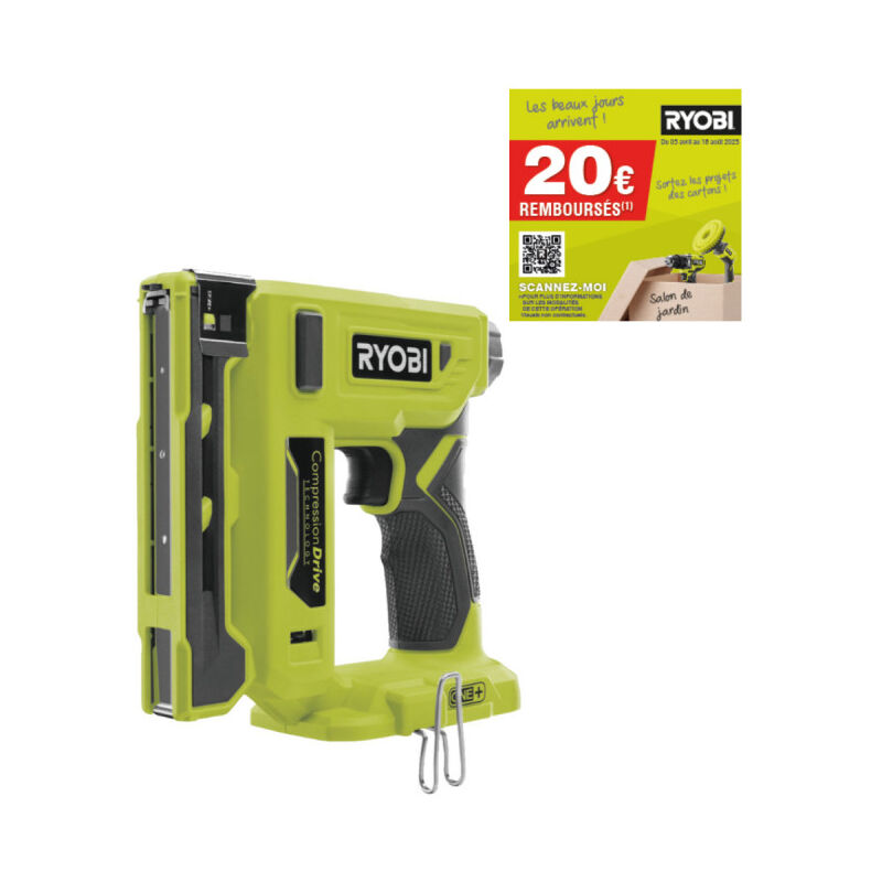 Ryobi - Agrafeuse R18ST50-0 - 18V One+ - sans batterie ni chargeur