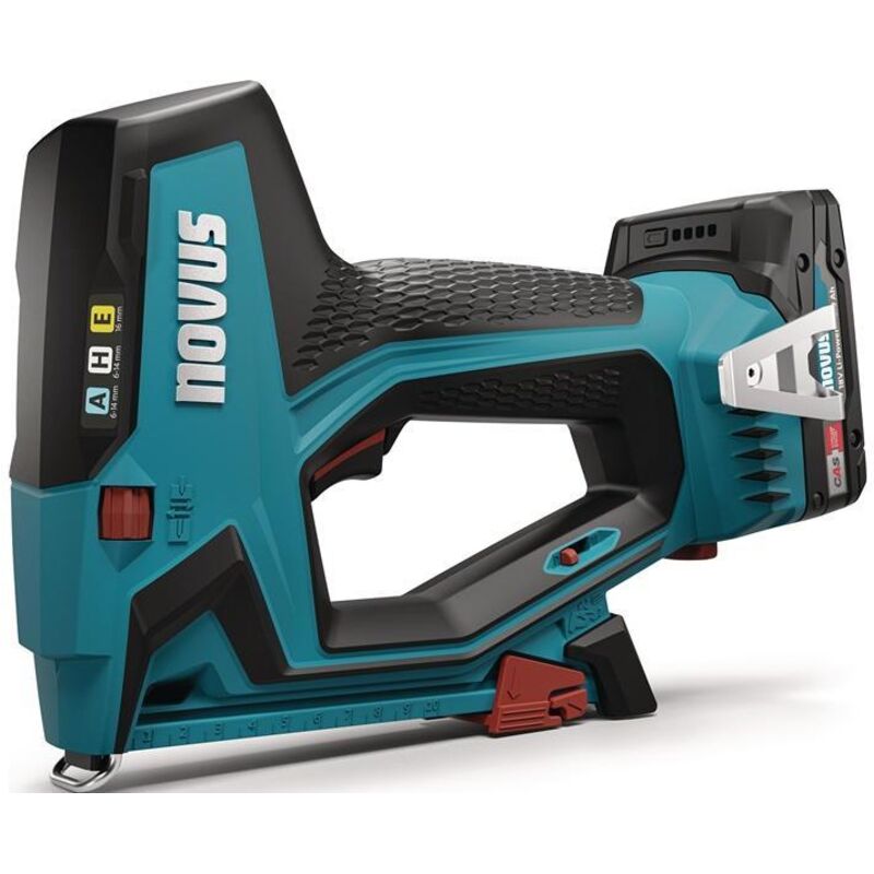 Novus - Agrafeuse sans fil J-550, 18 v Système cas sans batterie ni chargeur dans le carton