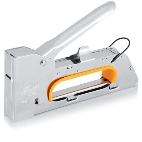 Agrapheuse Manuel Acier Inox Modèle 1008F pour Mobilier et Bois - Chargeur Bas, Longueur 175mm, Prise en Main Facile