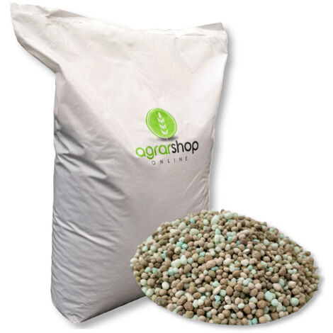 Agrarshop – Engrais de prairie NPK 8-6-14 25 kg – Fertilisation printemps et entretien – Spécialement formulé pour chevaux et ruminants