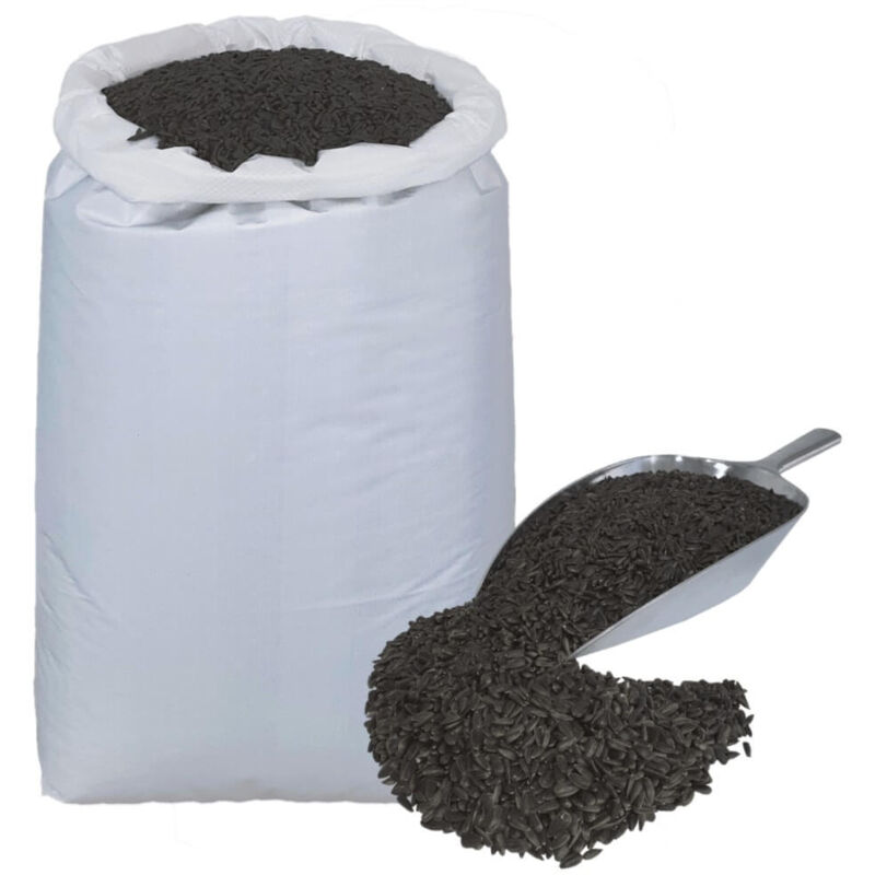 Agrarshop – Graines de tournesol noires 18,5 kg – Nourriture riche en protéines pour granivores – Source d'énergie toute l'année
