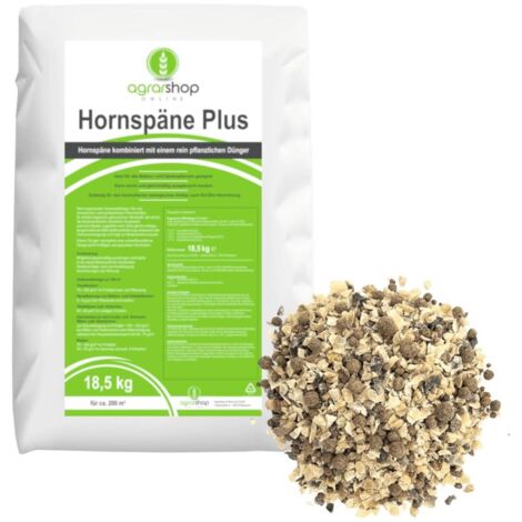 Agrarshop Hornspäne Plus 18,5 kg Universaldünger Gemüsedünger Blumendünger