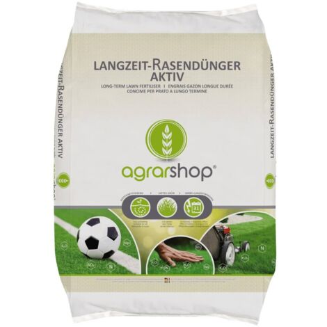 Agrarshop Langzeit-Rasendünger Aktiv 25 kg Sofort- und Langzeitwirkung 22-4-8