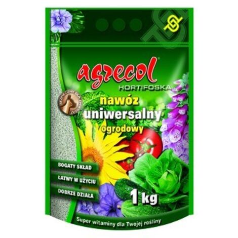 AGRECOL Hortifoska Fertilizante Universal 1kg - para hortalizas y plantas ornamentales