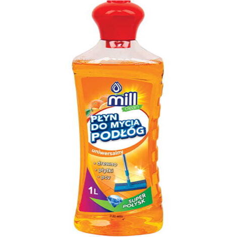 Agrecol Mill Clean - Limpiador de suelos, naranja, 1 L - concentrado