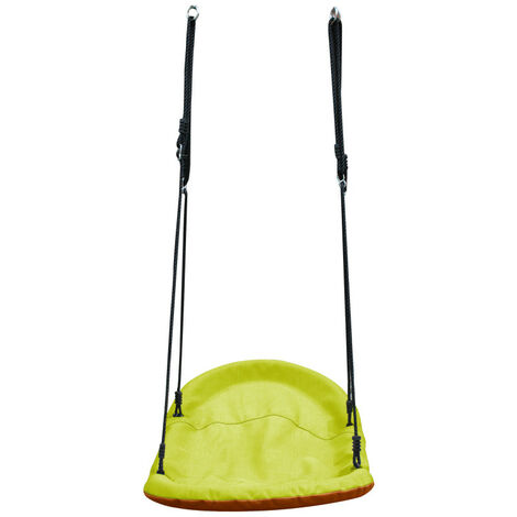 Soulet – Agrès rond bateau pour balançoire – Assise en textilène respirant – Structure en métal avec mousse antichoc – Charge max 100 kg