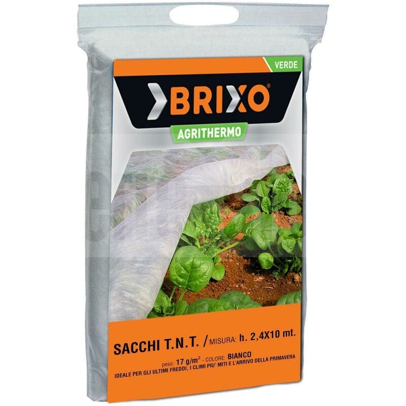 Tissu de protection antigel pour legumes t.n.t. serviettes Brixo agrithermo H.2,40X10 mt