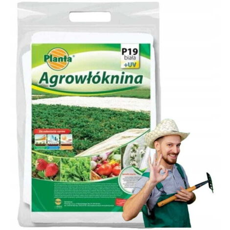 Agrotextil primaveral blanco 19g/m² 1,6x10m Para la protección de hortalizas y flores